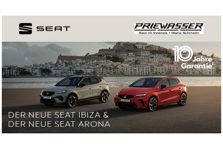Der neue SEAT Ibiza und SEAT Arona - ab Freitag, 16. Jänner bei uns im Schauraum!